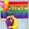 Pride Decorations Happy Pride Backdrop Gay Pride Banner LGBT Pride Day Pride Month Rainbow Decor Pride Decorations for Home